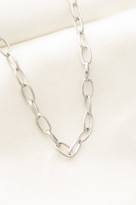 Heliophilia Silver CK9328 Collar de Metal Plata